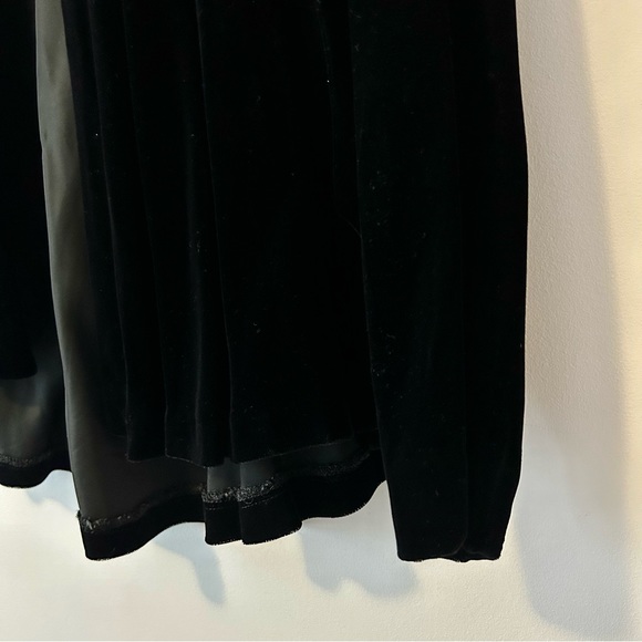 Vintage Velvet Evening Jacket / Bolero Size M Black - Picture 2 of 5